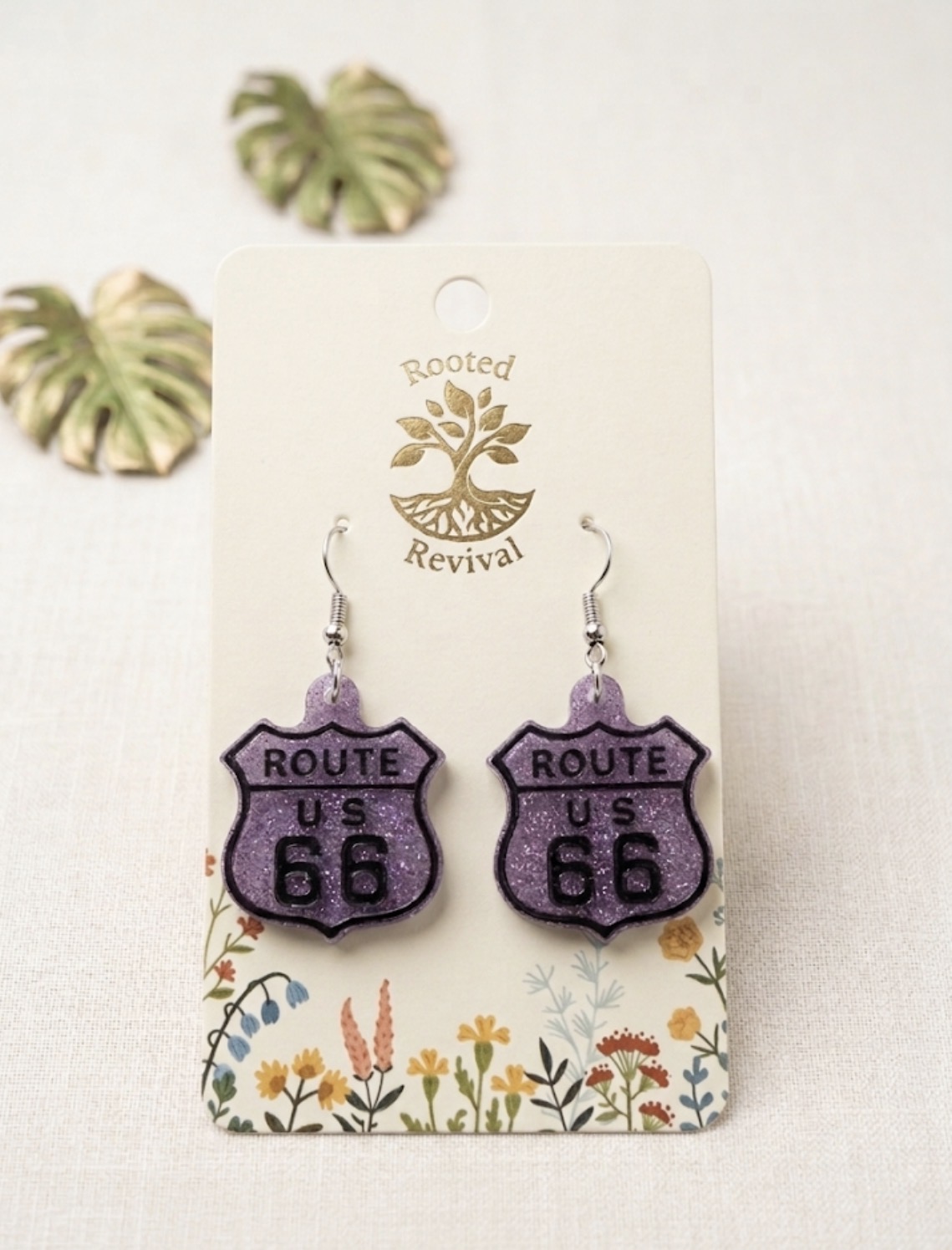 Route 66 earrings