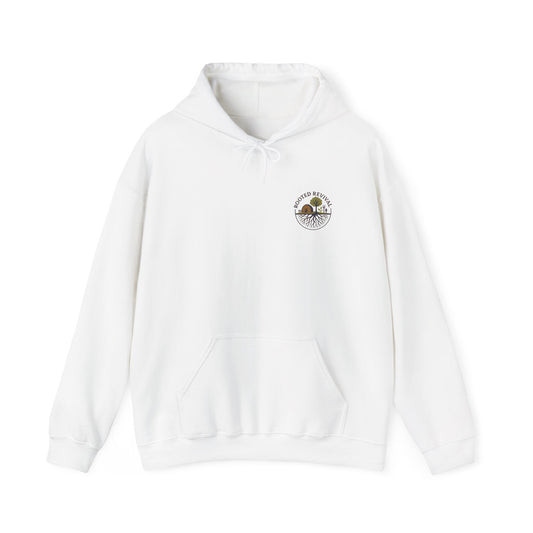 Cozy Unisex Hooded Sweatshirt with Embroidered Graphic