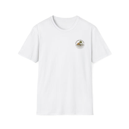 Unisex T-Shirt with Simple Company Emblem - Rooted Revival US Sustainable Landscaping