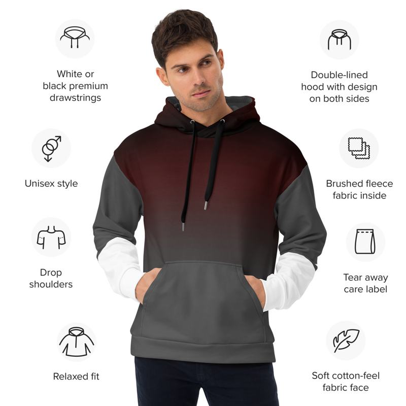 Gray Shanked Douc Hoodie
