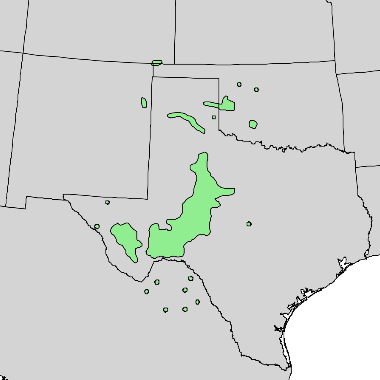 Mohr oak (Quercus mohriana)